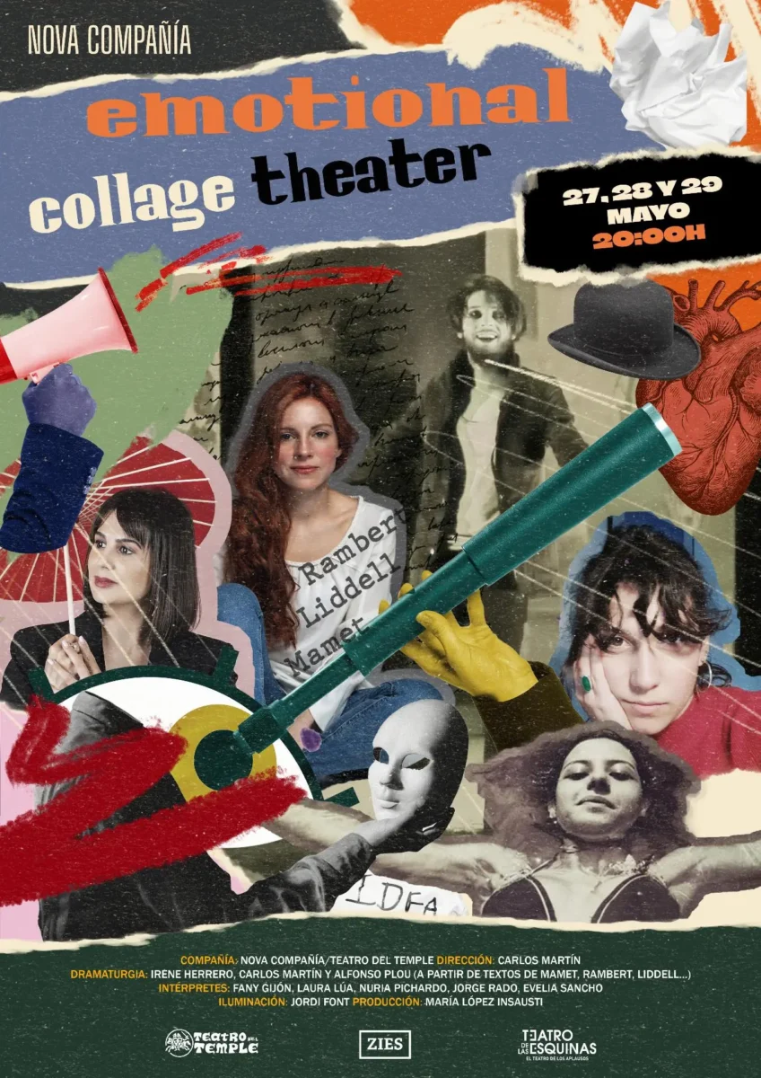 Nova Compañía presenta su taller-laboratorio: Emotional Collage Theatre 1 CARTEL COLLAGE DEF