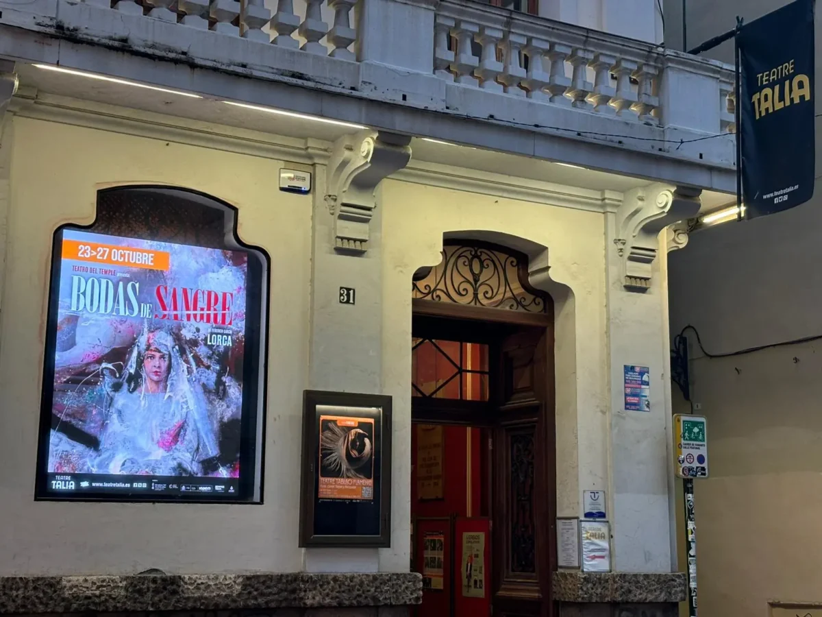 La actuación de "Bodas de Sangre" en el Teatro Juan Bravo de Segovia inicia el 2025 del Temple 6 Puerta Talia con el cartel